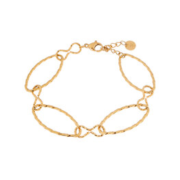 Armband K.SA.294.1 Infinity Oval goud - Label Kiki