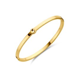 Armband Bangle Twisted Tabora 3,5 mm goud - Melano Armband Bangle Twisted Tabora 3,5 mm goud - Melano