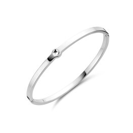 Armband Bangle Twisted Tabora 3,5 mm zilver - Melano Armband Bangle Twisted Tabora 3,5 mm zilver - Melano