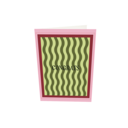 Kaart Congrats - TheGiftLabel Kaart Congrats - TheGiftLabel