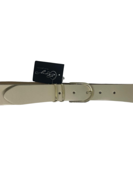 Riem leer Minnesota belt Ecru/Gold - Elvy Fashion Riem leer Minnesota belt Ecru/Gold - Elvy Fashion