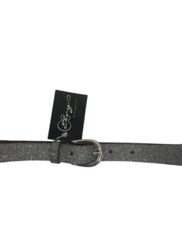 Riem smal leer glitter belt Grey - Elvy Fashion Riem smal leer glitter belt Grey - Elvy Fashion