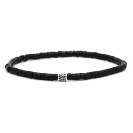 Armband Max Silver Logo Tube 4MM21cm - Karma Him Armband Max Silver Logo Tube 4MM21cm - Karma Him