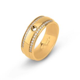 Twisted ring Tierra goud TR46 - Melano Twisted ring Tierra goud TR46 - Melano