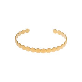 Armband bangle LK008 Round goud - Label Kiki Armband bangle LK008 Round goud - Label Kiki