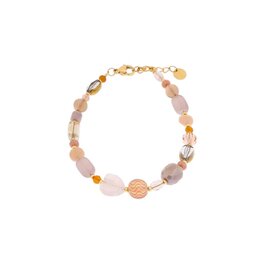 Armband LK025 Rose blossom goud - Label Kiki Armband LK025 Rose blossom goud - Label Kiki