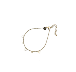 Armband B5342-2 tiny heart goud - Day&Eve Armband B5342-2 tiny heart goud - Day&Eve