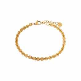 Armband LK027 Hooked up round goud - Label Kiki Armband LK027 Hooked up round goud - Label Kiki