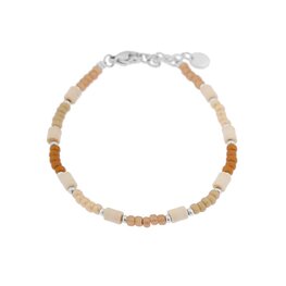 Armband LK040 Pampas zilver - Label Kiki Armband LK040 Pampas zilver - Label Kiki