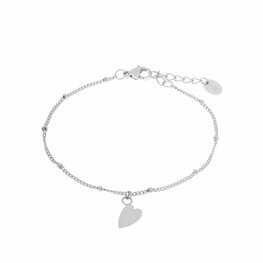 Armband LK043 Heart zilver - Label Kiki Armband LK043 Heart zilver - Label Kiki