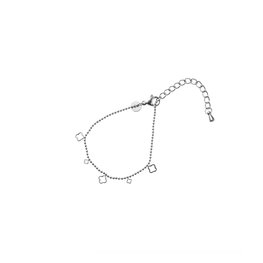Armband B5343-1 tiny clover zilver - Day&Eve Armband B5343-1 tiny clover zilver - Day&Eve