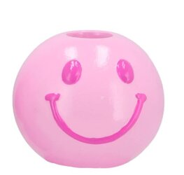 Kandelaar Smiley klein lichtroze