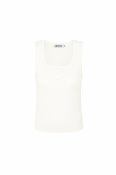 Top met knoopjes - wit Top met knoopjes - wit