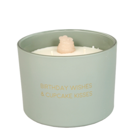 Geurkaars Birthday wishes & cupcake kisses - MyFlame Geurkaars Birthday wishes & cupcake kisses - MyFlame