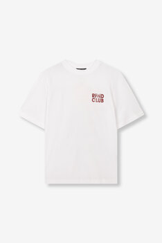 T-shirt Maggy rfnd club met backprint rood/groen - Refined Department T-shirt Maggy rfnd club met backprint rood/groen - Refined Department