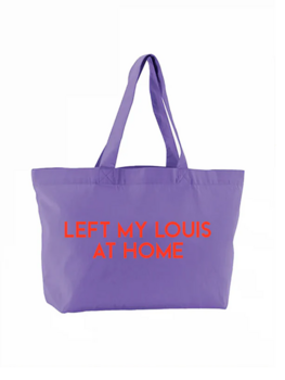 Canvas shopper Louis Neon Orange Velvet - Pinned By K Canvas shopper Louis Neon Orange Velvet - Pinned By K