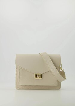 Tas Stacey beige leer - Teatro