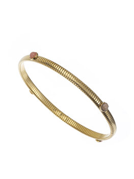 Armband bangle Nude goud - Rose & Camellia