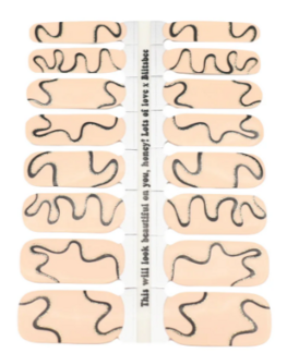 Nagel stickers Savage Swirls - Blitsbee