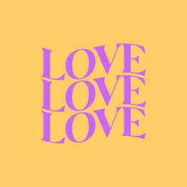 Tegeltje Love love love