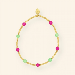 Armband MH77 Green fuchsia - MableHappiness Armband MH77 Green fuchsia - MableHappiness