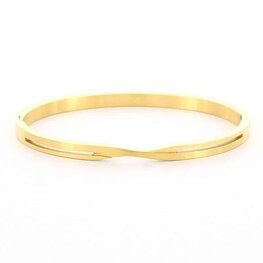 Bangle Kruislings goud - Kalli