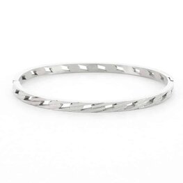 Bangle Ankerschakel zilver - Kalli