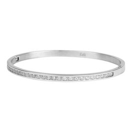 Bangle Zirkonia steentjes Luna zilver - Kalli
