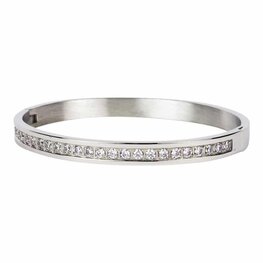 Bangle Zirkonia steentjes Olivia zilver - Kalli Bangle Zirkonia steentjes Olivia zilver - Kalli