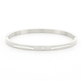Bangle zirkonia zilver - Kalli