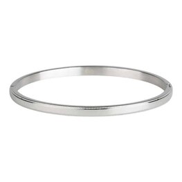 Bangle Bewerkte rand Julie zilver - Kalli