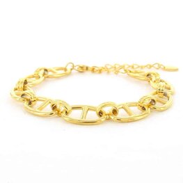 Armband Anker 10 mm goud - Kalli
