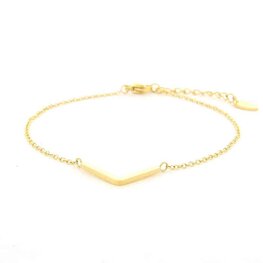Armband V vorm goud - Kalli Armband V vorm goud - Kalli