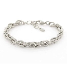 Armband schakel Jasseron zilver - Kalli