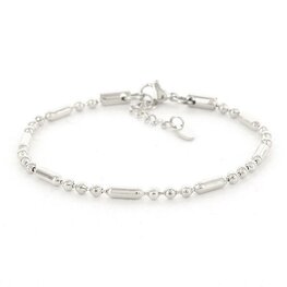 Armband 3mm buisje zilver - Kalli Armband 3mm buisje zilver - Kalli