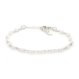 Armband witte parel zilver - Kalli
