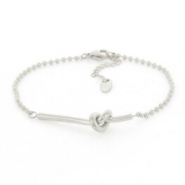Armband Knoop zilver - Kalli