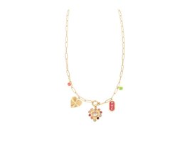 Bedelketting multi color - Rose & Camellia Bedelketting multi color - Rose & Camellia