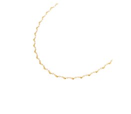 Ketting K.SK.196.1 Half moon goud - Label Kiki Ketting K.SK.196.1 Half moon goud - Label Kiki