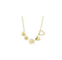 Bedelketting charms - goud Bedelketting charms - goud