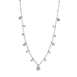 Ketting N4499-1 hearts on the side necklace zilver - ​​​​​​​Day&Eve Ketting N4499-1 hearts on the side necklace zilver - ​​​​​​​Day&Eve