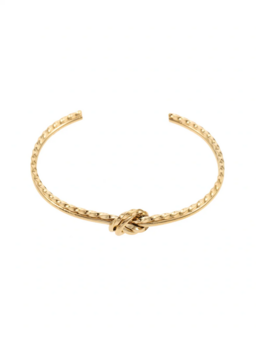 Armband bangle Round Knot goud - Rose & Camellia Armband bangle Round Knot goud - Rose & Camellia