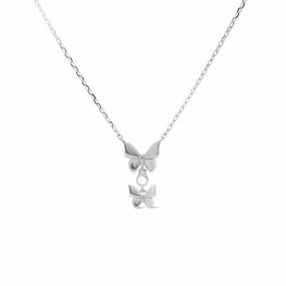 Ketting FONE Butterfly Silver - Karma Ketting FONE Butterfly Silver - Karma