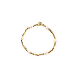 Armband B56005-2 Balsy pearl goud - Day&Eve Armband B56005-2 Balsy pearl goud - Day&Eve