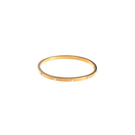 Armband bangle B56026-2 Pearly goud - Day&Eve Armband bangle B56026-2 Pearly goud - Day&Eve