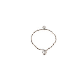 Armband B56002-1 Balsy heart zilver - Day&Eve Armband B56002-1 Balsy heart zilver - Day&Eve