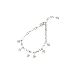 Armband B56036-1 Flower pendants zilver - Day&Eve Armband B56036-1 Flower pendants zilver - Day&Eve
