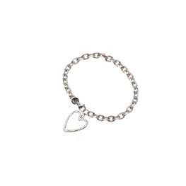 Armband B56072-1 Heart pendant zilver - Day&Eve Armband B56072-1 Heart pendant zilver - Day&Eve