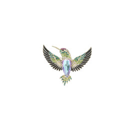 Broche BR591-2 Kolibrie vogel diamantjes Broche - Day&Eve Broche BR591-2 Kolibrie vogel diamantjes Broche - Day&Eve