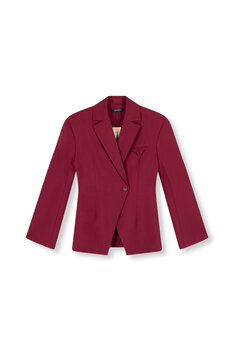 Getailleerde blazer Miley Bordeaux rood - Refined Department Getailleerde blazer Miley Bordeaux rood - Refined Department
